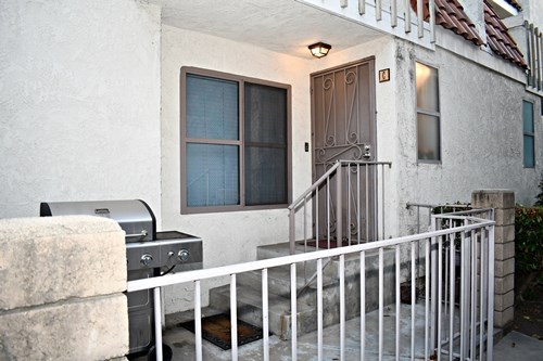 front entry way of the townhouse